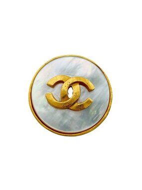 Chanel One Only CC Logo Earrings Gold